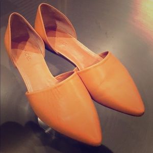 Vince Leather Flats Made in Italy